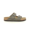 BIRKENSTOCK ARIZONA NATURAL LEATHER Kaki